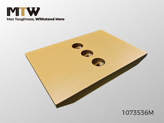 107-3536 Bord de coupe double biseau 3 trous pour bulldozer et niveleuse