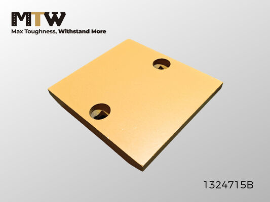 132-4715 Bord de coupe double biseau 2 trous pour bulldozer et niveleuse