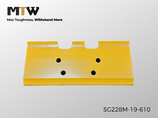 Patin de chenille 228-1M(19T)-610 à arête unique pour bulldozer PR764 688