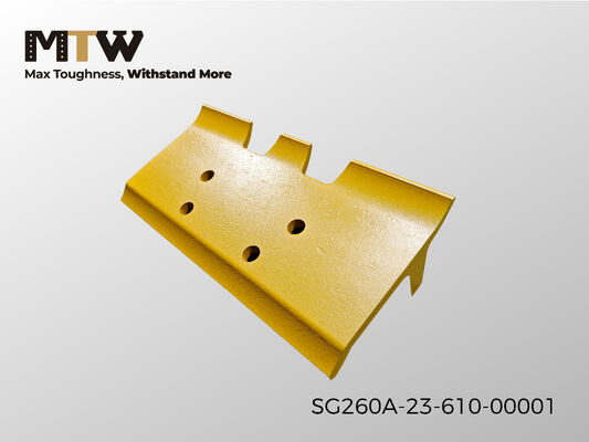 2762414 Chaussure de piste SG260A-23-610-00001 Grouser unique pour bulldozer D10N D10R