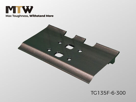 Triple arête de chaussure de voie de TBG000-5L5300-12-0 pour le train de roulement de mini-excavatrice