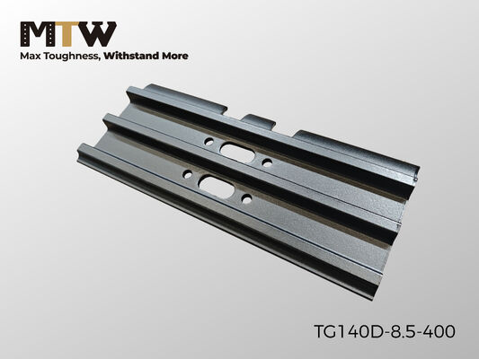 Patin de chenille SP3919-400 à triple arête pour pièces de train de roulement de mini-pelle