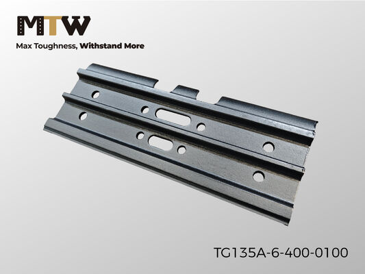 Patin de chenille TST135A060400 TG 6 × 135 × 400 mm pour systèmes de train de roulement sur chenilles