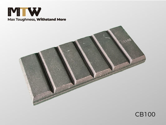 Composant de protection contre l'usure d'équipement lourd de la pièce d'usage du bloc de chocolat CB100 240×100×23mm 3.9KG