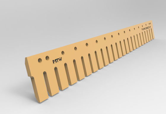 Pièce d'usage résistante du tranchant 45×254×2438mm de niveleuse de 1043631 SDBF 163.6KG