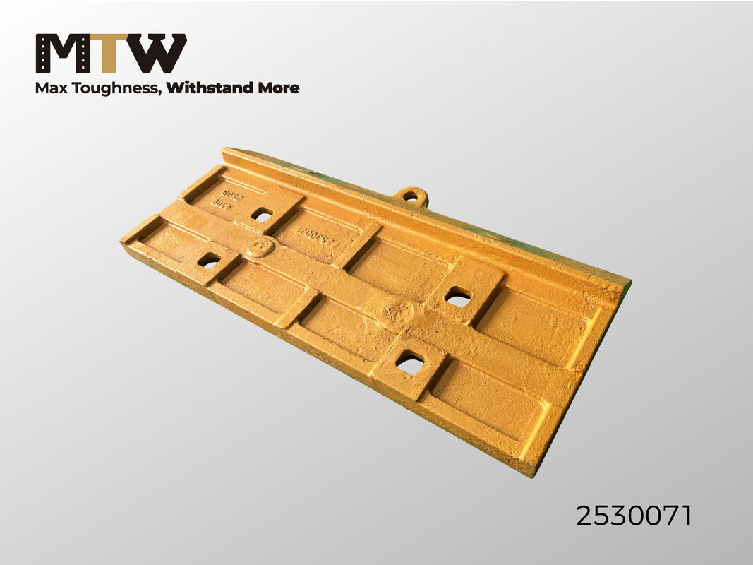 253-0071 Segment demi-flèche pour chargeuse sur pneus pour la protection des bords du godet