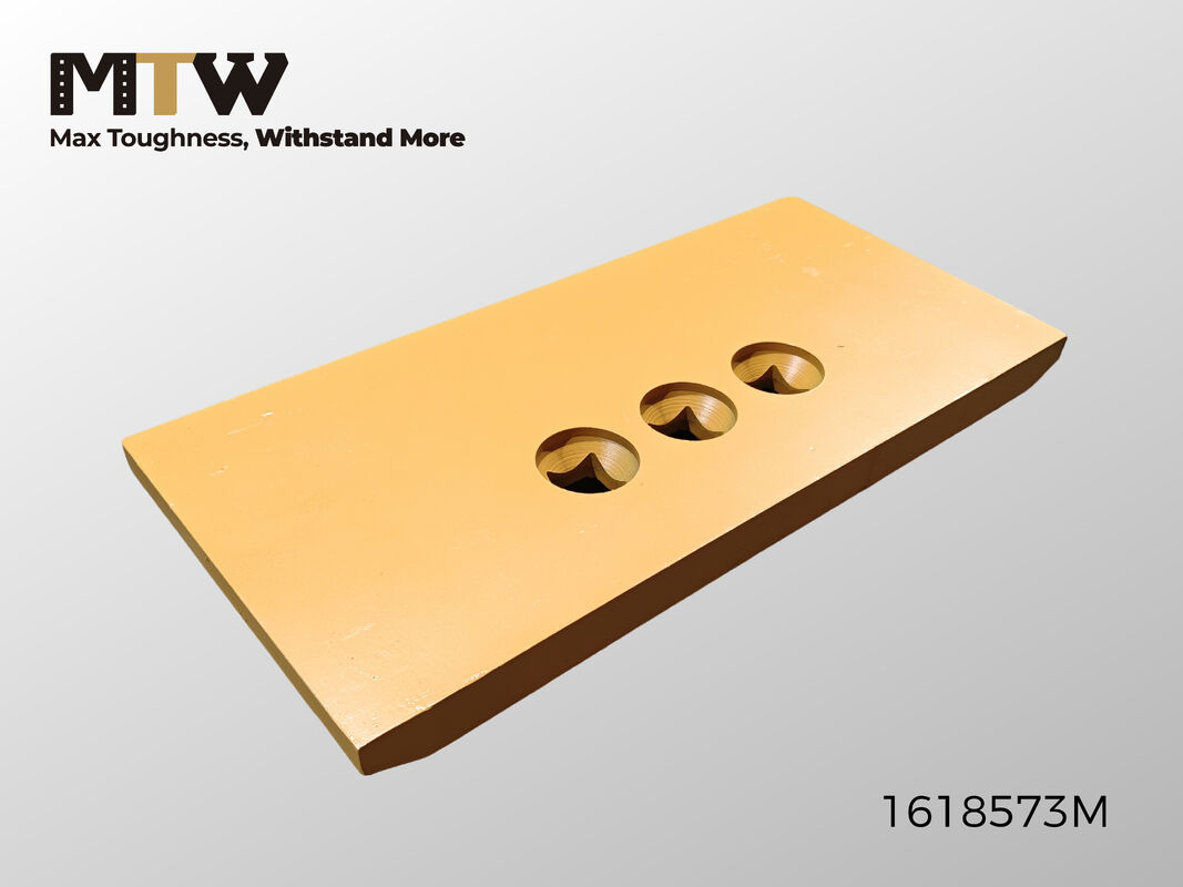 1U0761 Tranchant boulonné DBF 40×558×263 Segment de bord de chargeur à 3 trous
