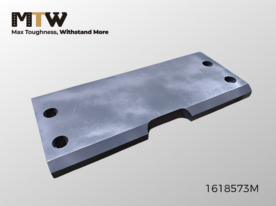 161-8573 Plaque de talon boulonnée DBF 35×254×565 Plaque de protection contre l'usure du chargeur 4 trous