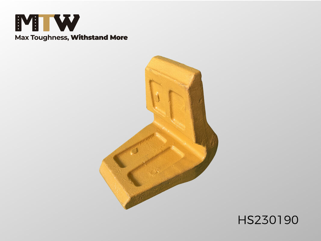 HS230-190 Pièce d'usure de protection de seau de carénage de talon moulé 24KG