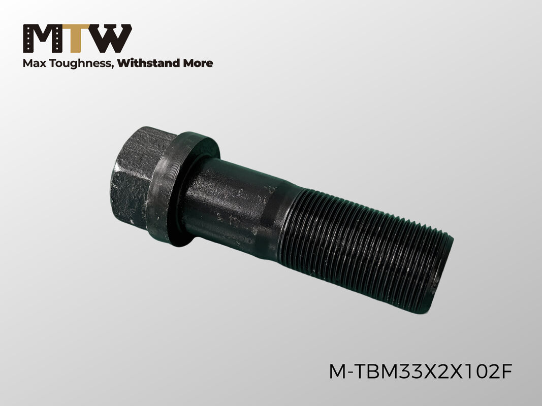 KM2348 Track Bolt M33×2.0×102 Heavy Duty Undercarriage Wear Part 1.1KG